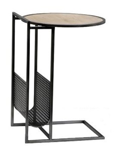 שולחן צד משולב מעמד עיתונים דגם בבלי מבית Tudo Design