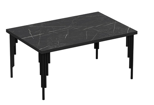שולחן סלון במראה שיש שחור דגם דריה Tudo Design
