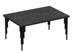 שולחן סלון במראה שיש שחור דגם דריה Tudo Design