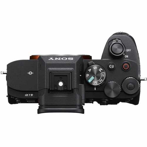 Sony a7 iv תצוגה עילית - כפתורים ותושבת פלאש