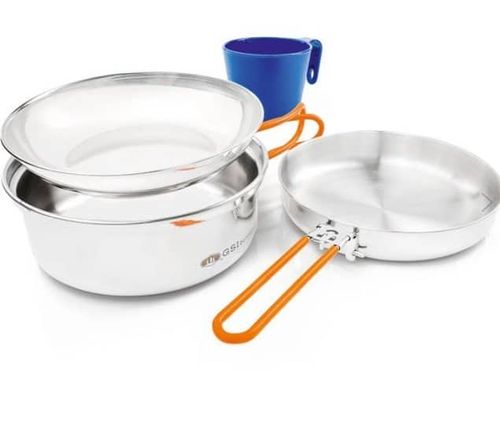 סט בישול לשטח GLACIER S/ST 1 PERSON MESS KIT מבית GSI