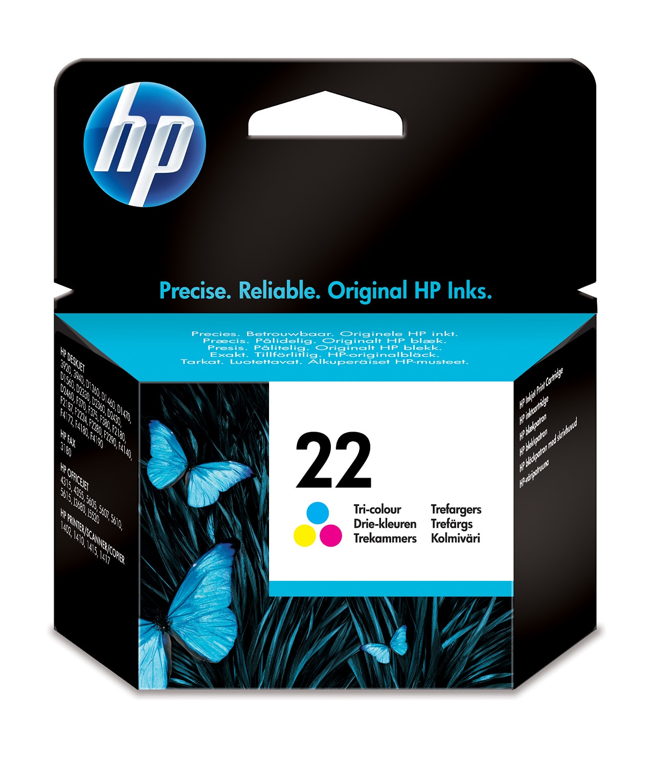 ראש דיו צבעוני HP 22