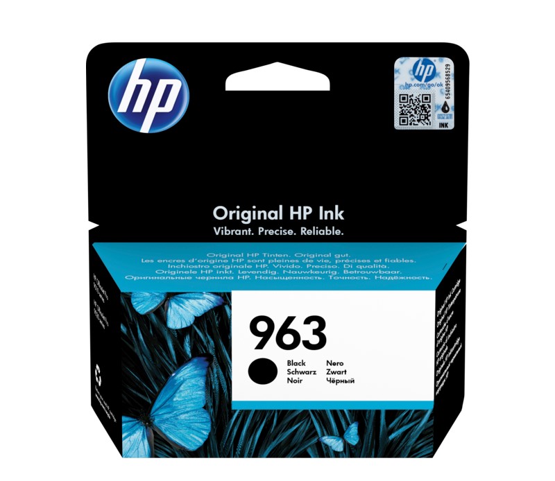 ראש דיו שחור HP 963