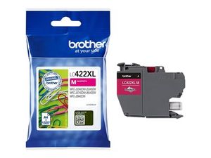 ראש דיו אדום מקורי Brother LC422XLM