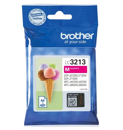 ראש דיו אדום Brother LC3213 M 