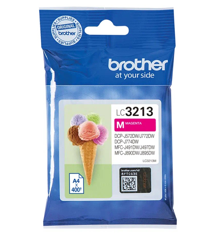 ראש דיו אדום Brother LC3213 M 