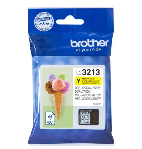 ראש דיו צהוב Brother LC3213 Y 