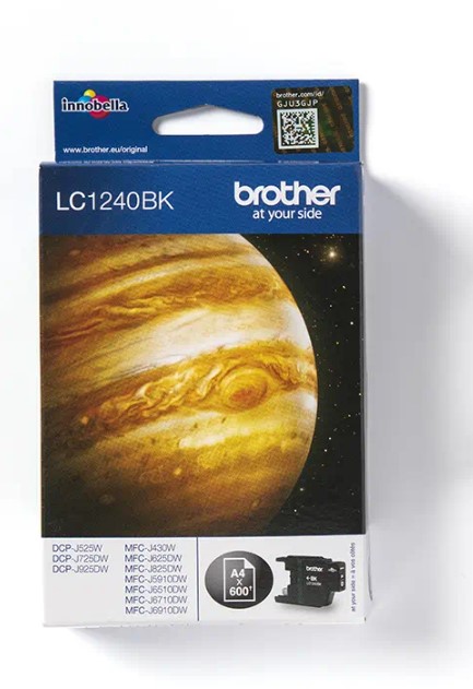 ראש דיו שחור Brother LC1240 BK 
