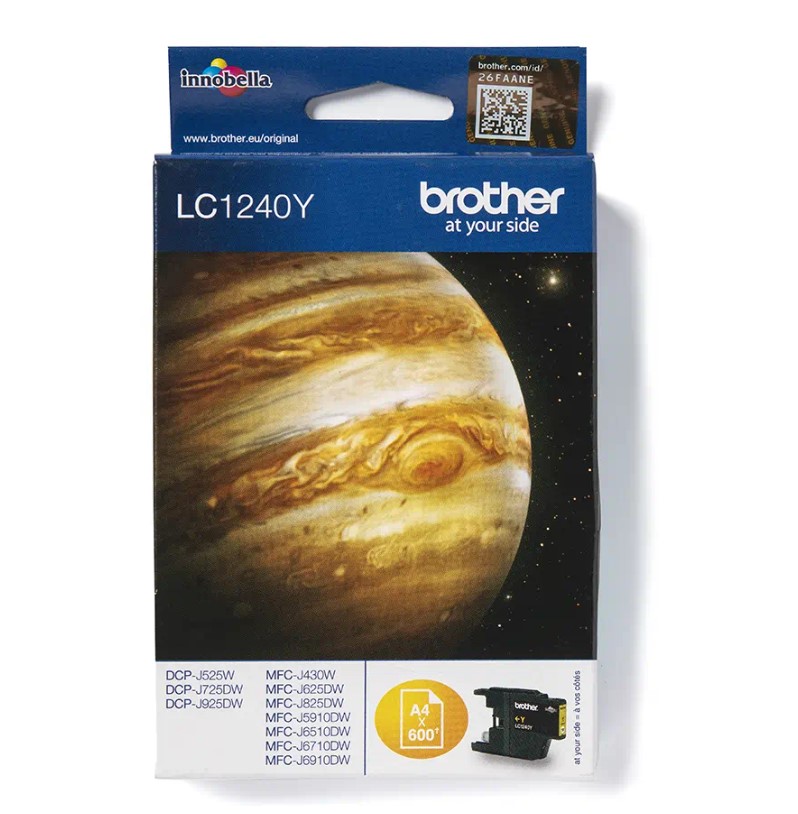 ראש דיו צהוב Brother LC1240 Y 