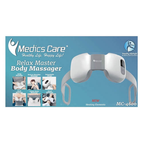 רצועת עיסוי קומפקטית נטענת דגם MC4600 MEDICS CARE