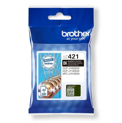 ראש דיו שחור Brother LC421 BK 