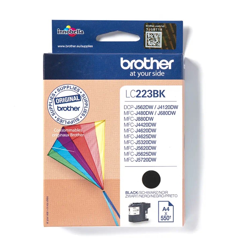 ראש דיו שחור Brother LC223BK