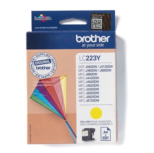 ראש דיו צהוב Brother LC223Y