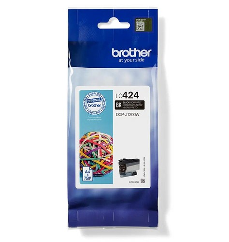 ראש דיו שחור Brother LC424 BK 