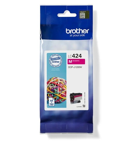 ראש דיו אדום Brother LC424 M 