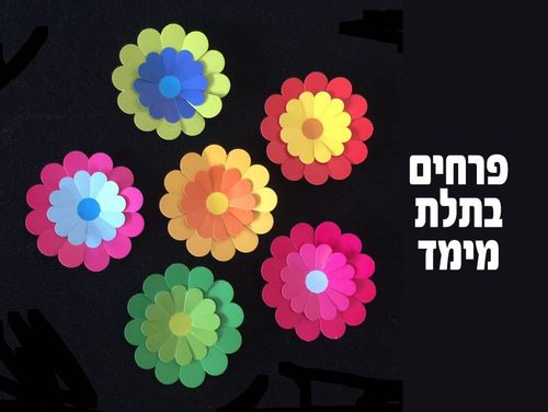 פרחים בתלת מימד