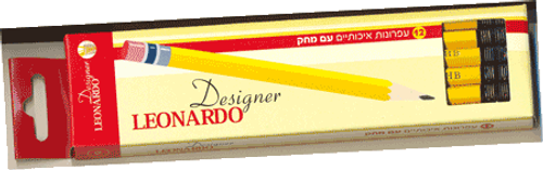 12 עפרונות + מחק בקופסא