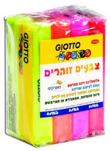 סט פלסטלינה זוהרת
