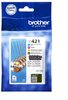 סט 4 ראשי דיו מקוריים Brother LC-421 בראדר (200 דף כל אחד)
