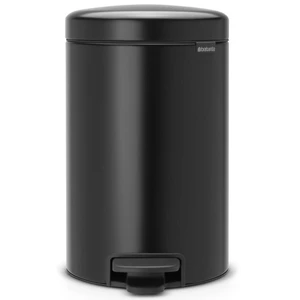פח פדל 12 ליטר שחור מט Brabantia - NewIcon 