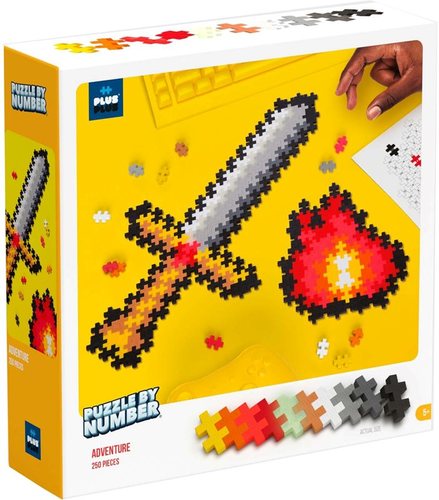 פלוס פלוס פאזל מספרים הרפתקאות - 250 חלקים