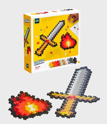פלוס פלוס פאזל מספרים הרפתקאות - 250 חלקים