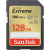 כרטיס זיכרון sandisk extreme sd 128gb 180mb/s
