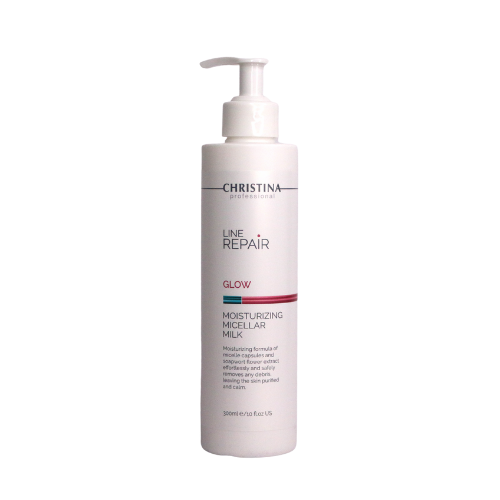 חלב ניקוי מיסלרי מסדרת גלואו Glow Moisturizing Micellar Milk כריסטינה - 300 מ
