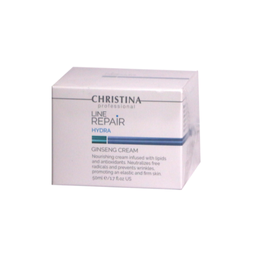קרם ג'ינסנג להזנה ולהחלקת העור מסדרת הידרה Hydra Ginseng Cream כריסטינה - 50 מ