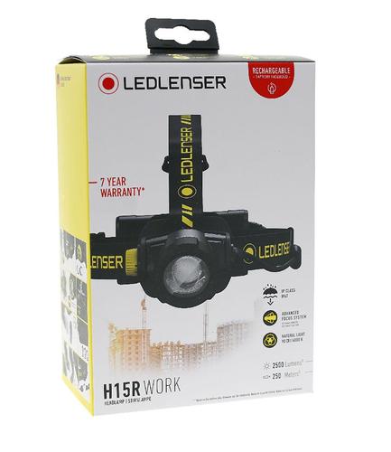 H15R WORK פנס ראש LED LENSER
