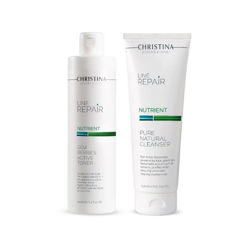 שיגרת ניקוי עוצמתית סדרת נוטרייאנט - Nutrient Cleansing Routine כריסטינה - 2 מוצרים