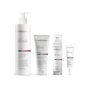 שיגרת בוקר לזוהר אמיתי סדרת גלואו - Glow Day Skincare Routine כריסטינה - 4 מוצרים