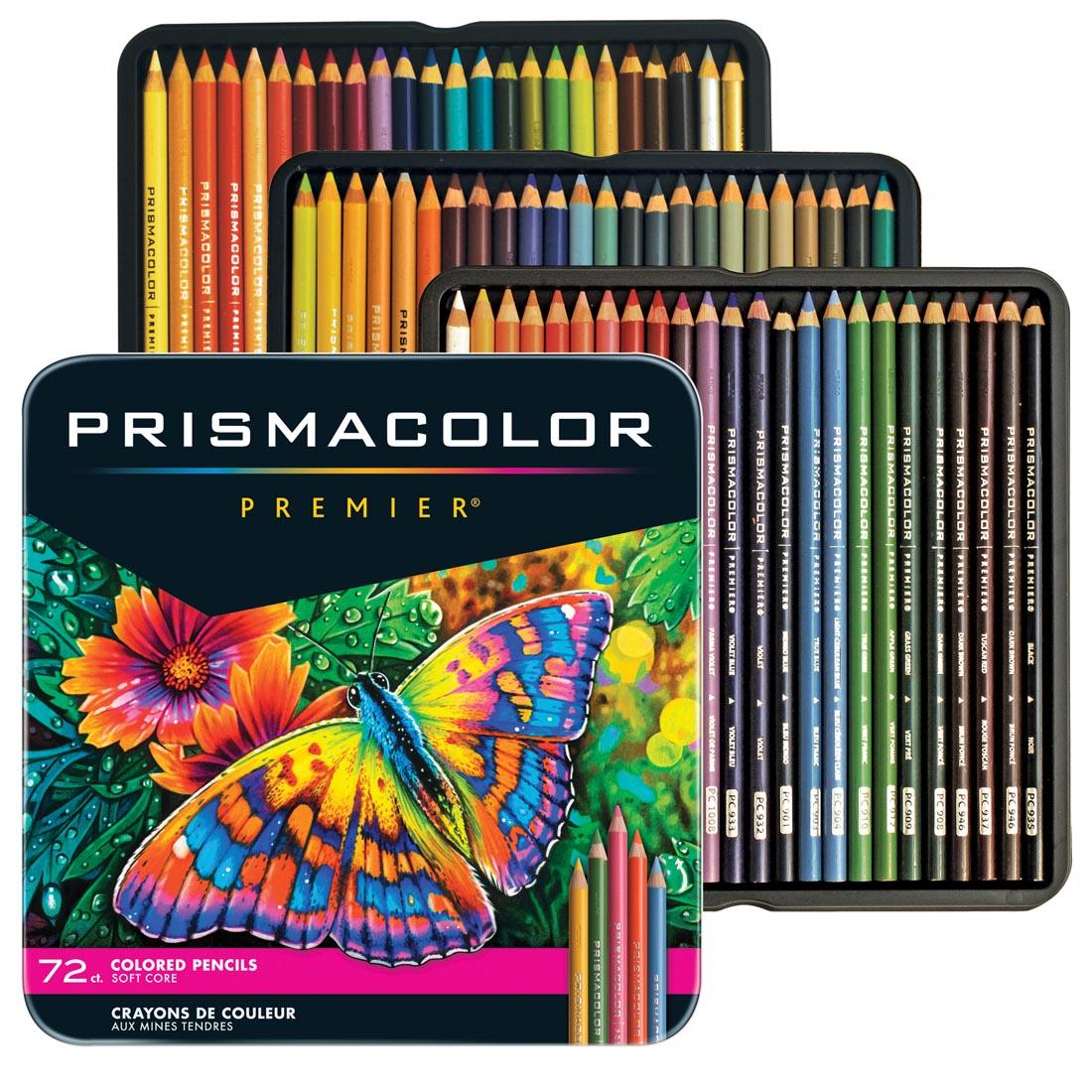סט 72 עפרונות צבעוניים PRISMACOLOR PREMIER
