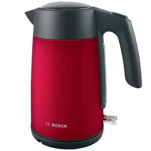 קומקום חשמלי Bosch TWK7L464 נירוסטה \ אדום