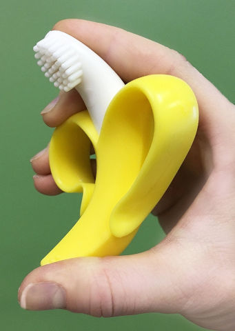 מברשת שיניים ונשכן בייבי בננה Baby Banana