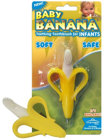 מברשת שיניים ונשכן בייבי בננה Baby Banana