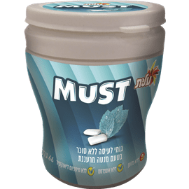מסטיק מנטה כחול-מאסט (66 גר