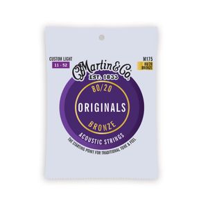סט מיתרים 011 לגיטרה אקוסטית Martin Originals M175