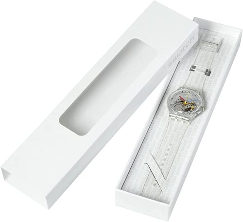 SWATCH SO29K100-S06 CLEARLY NEW GENT