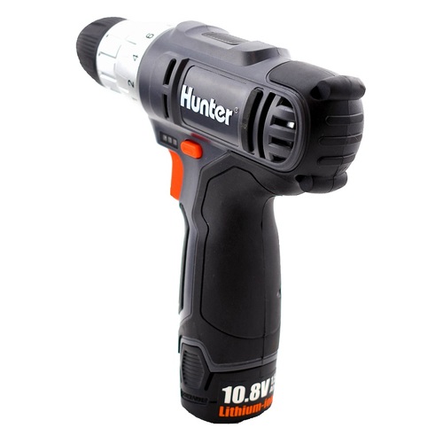 מברגה מקדחה נטענת 10.8V + סוללה 1.5 אמפר Hunter 100311-011