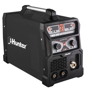 רתכת משולבת CO2 ארגון ואלקטרודה HUNTER 101312-001 200A IGBT + כולל אביזרים