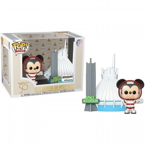 Funko Pop! Town - Walt Disney World - Mickey Mouse with Space Mountain 50th Anniversary #28
