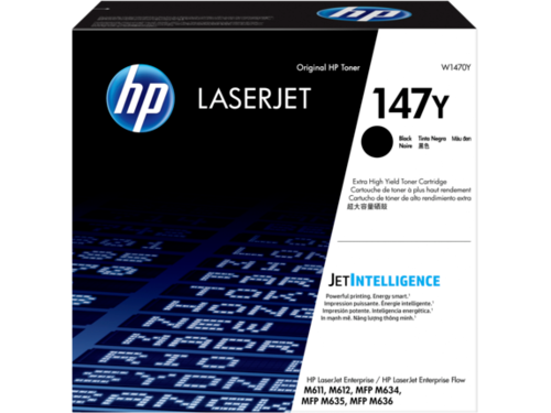 טונר שחור HP 147Y Extra High Yield Black W1470Y
