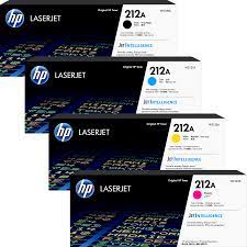 סט טונרים מקוריים HP 212A