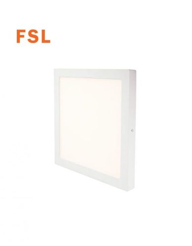 פאנל FSL מרובע צמוד תקרה 12W אור חם FS-CL-12W-W-SQ