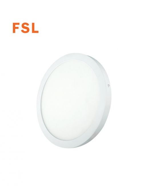 פאנל FSL עגול צמוד תקרה 12W אור יום FS-CL-12W-D-RD
