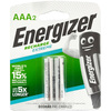 זוג סוללות נטענות Energizer Recharge Extreme AAA Pack 800 mAh