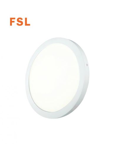 פאנל FSL עגול צמוד תקרה 25W אור קר FS-CL-25W-C-RD