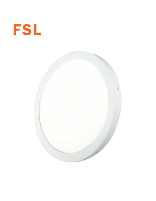 פאנל FSL עגול צמוד תקרה 25W אור קר FS-CL-25W-C-RD