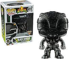 Funko POP Power Rangers Black Ranger Figurine #411, Exclusive Morphing